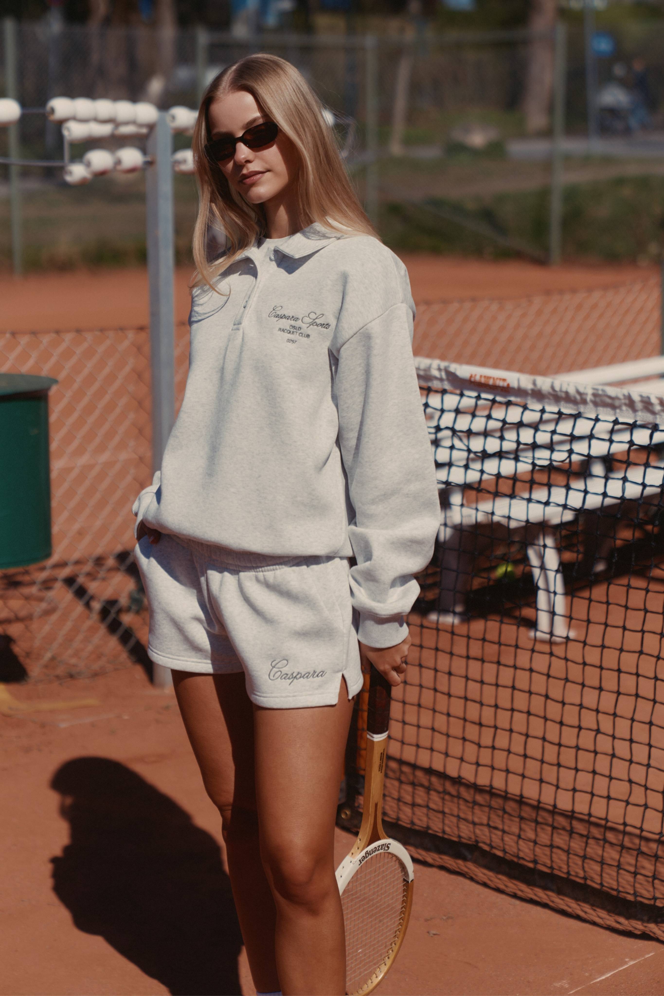 W. Racquet Club Shorts - Grey Melange